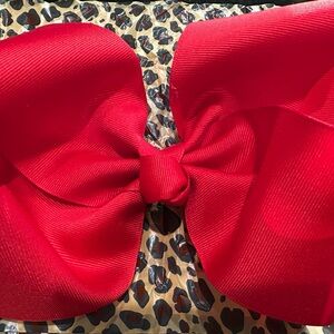 Red Hair Bow for Kids